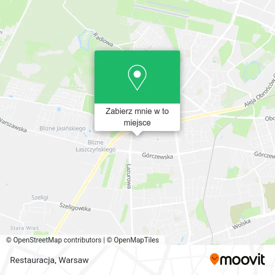 Mapa Restauracja