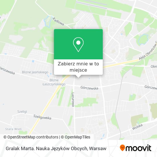 Mapa Gralak Marta. Nauka Języków Obcych