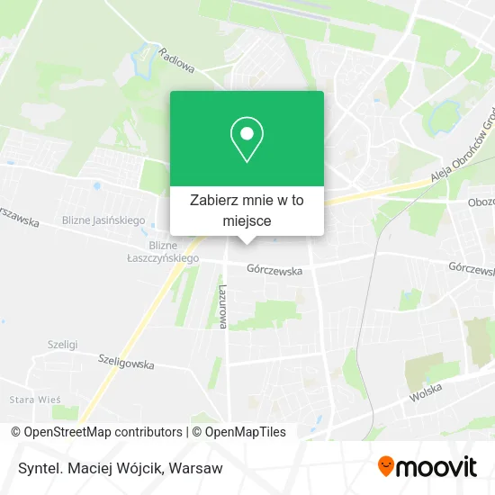 Mapa Syntel. Maciej Wójcik
