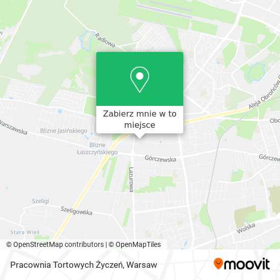 Mapa Pracownia Tortowych Życzeń