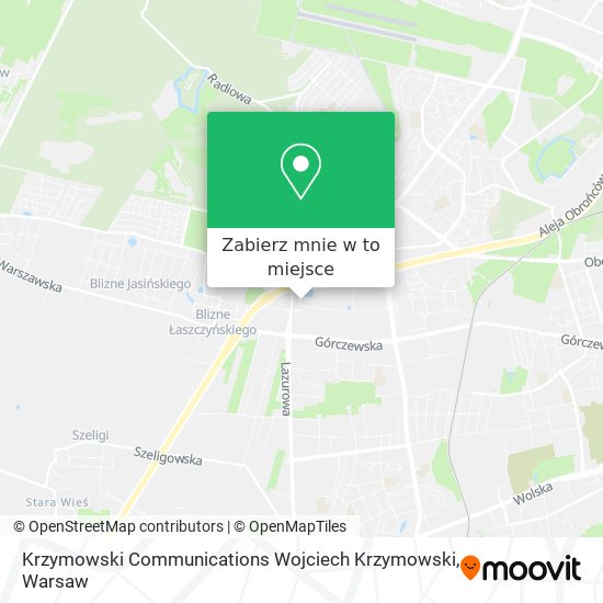 Mapa Krzymowski Communications Wojciech Krzymowski