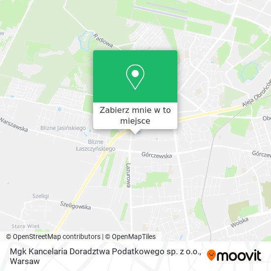 Mapa Mgk Kancelaria Doradztwa Podatkowego sp. z o.o.