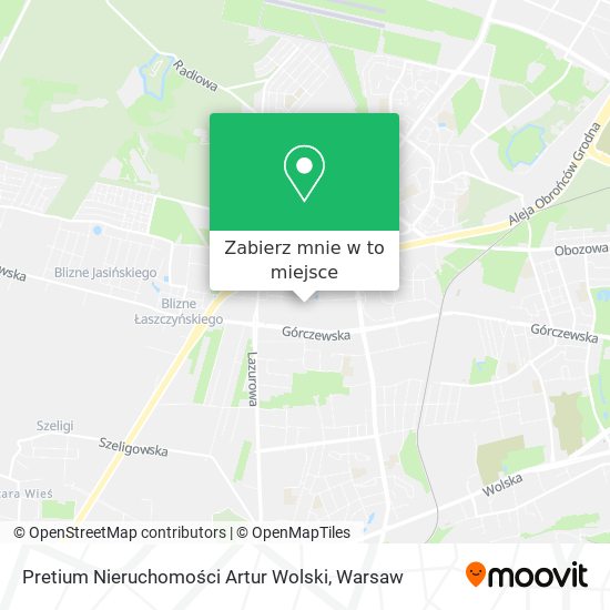 Mapa Pretium Nieruchomości Artur Wolski