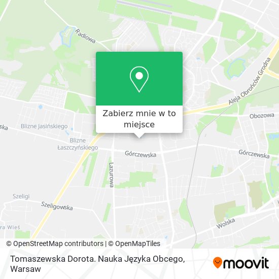 Mapa Tomaszewska Dorota. Nauka Języka Obcego