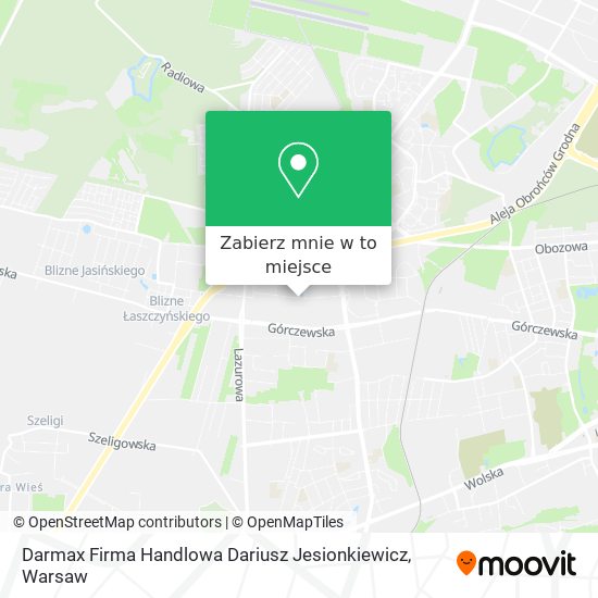 Mapa Darmax Firma Handlowa Dariusz Jesionkiewicz