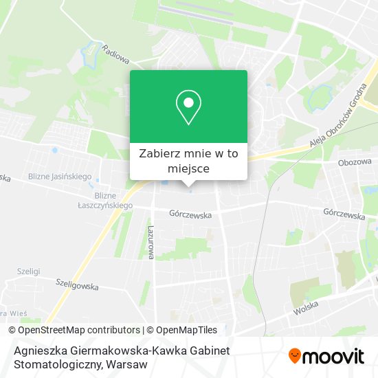 Mapa Agnieszka Giermakowska-Kawka Gabinet Stomatologiczny