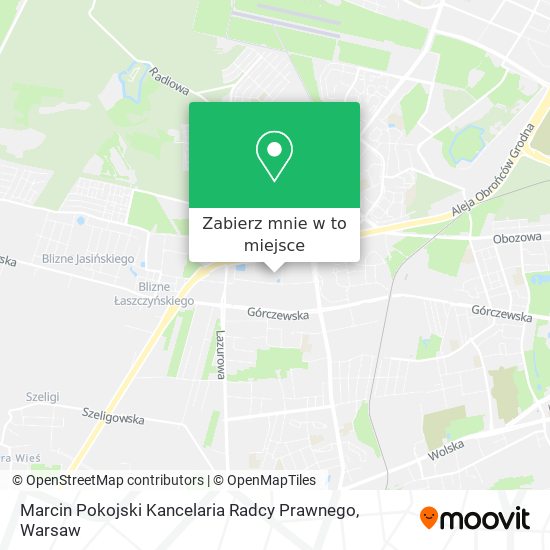 Mapa Marcin Pokojski Kancelaria Radcy Prawnego