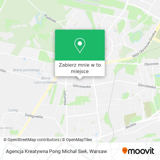 Mapa Agencja Kreatywna Pong Michał Siek