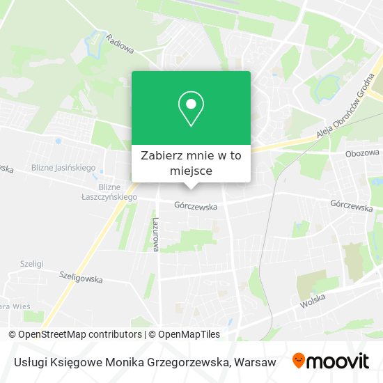 Mapa Usługi Księgowe Monika Grzegorzewska