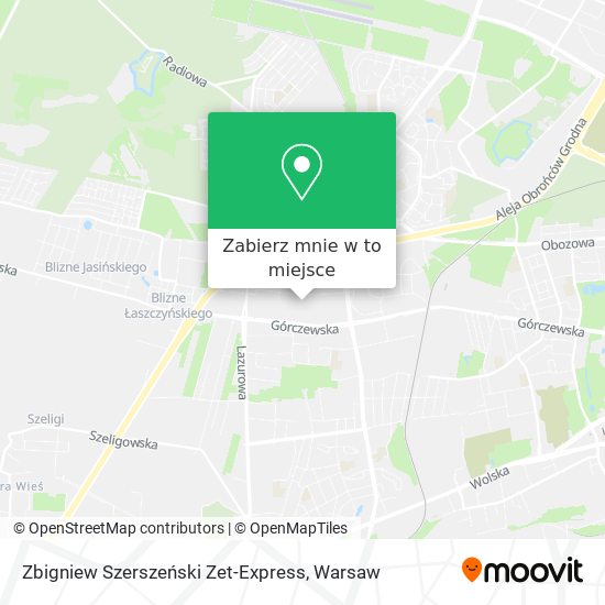 Mapa Zbigniew Szerszeński Zet-Express