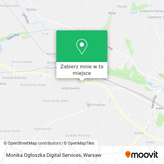 Mapa Monika Ogłoszka Digital Services