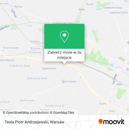 Mapa Tesla Piotr Andrzejewski