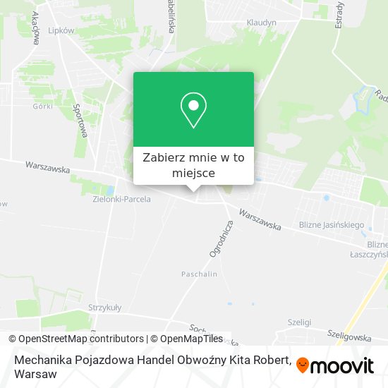 Mapa Mechanika Pojazdowa Handel Obwoźny Kita Robert