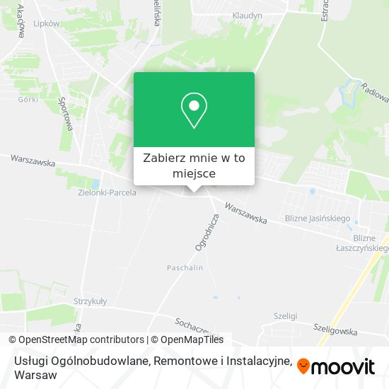 Mapa Usługi Ogólnobudowlane, Remontowe i Instalacyjne