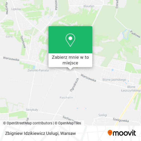 Mapa Zbigniew Idzikiewicz Usługi