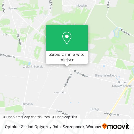 Mapa Optoker Zaklad Optyczny Rafal Szczepanek