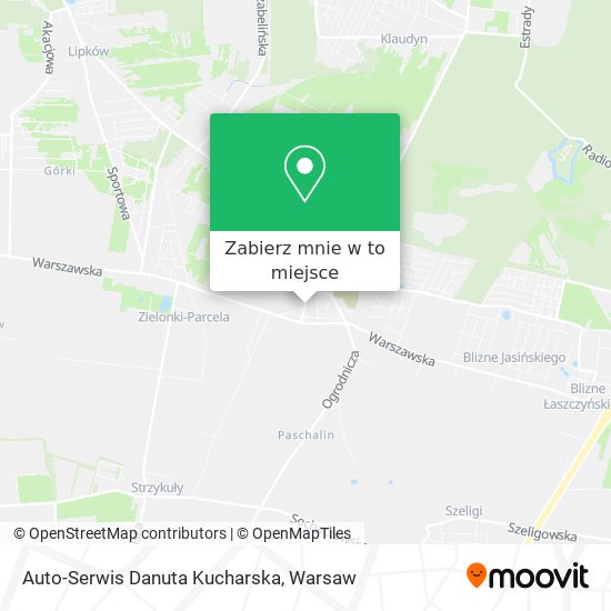 Mapa Auto-Serwis Danuta Kucharska