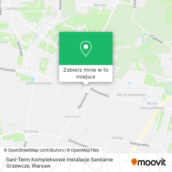 Mapa Sani-Term Kompleksowe Instalacje Sanitarne Grzewcze