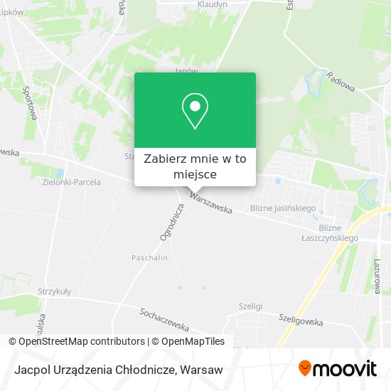 Mapa Jacpol Urządzenia Chłodnicze