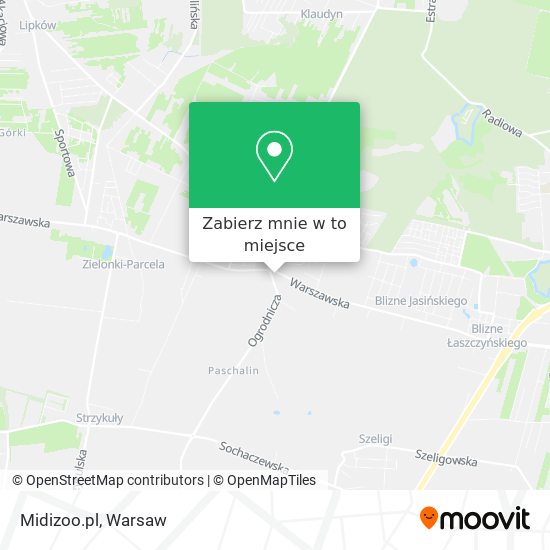 Mapa Midizoo.pl