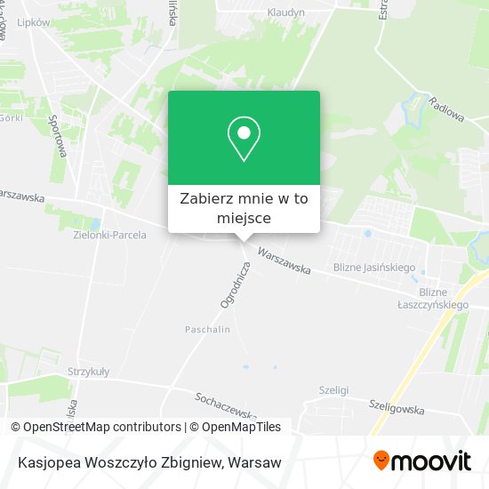 Mapa Kasjopea Woszczyło Zbigniew