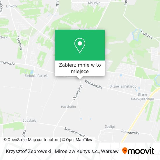 Mapa Krzysztof Żebrowski i Mirosław Kultys s.c.