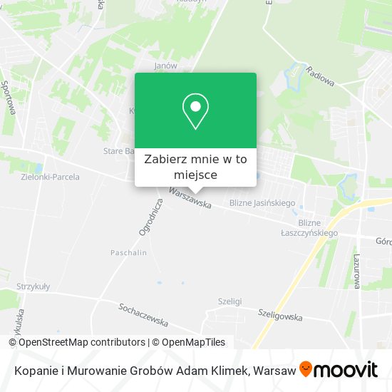 Mapa Kopanie i Murowanie Grobów Adam Klimek