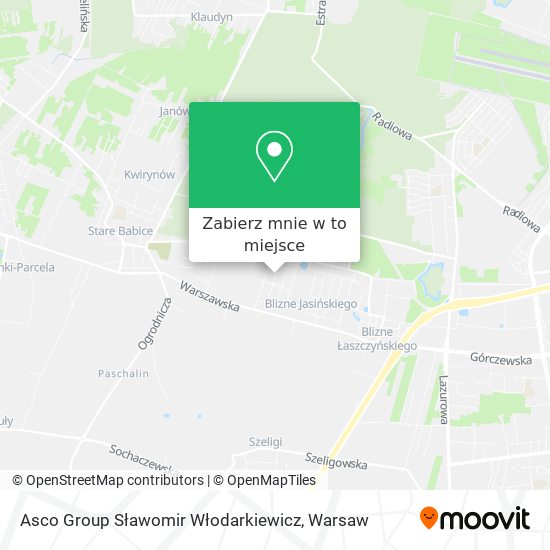 Mapa Asco Group Sławomir Włodarkiewicz