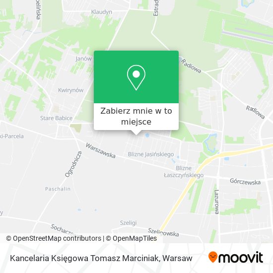 Mapa Kancelaria Księgowa Tomasz Marciniak