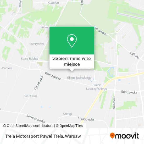 Mapa Trela Motorsport Paweł Trela