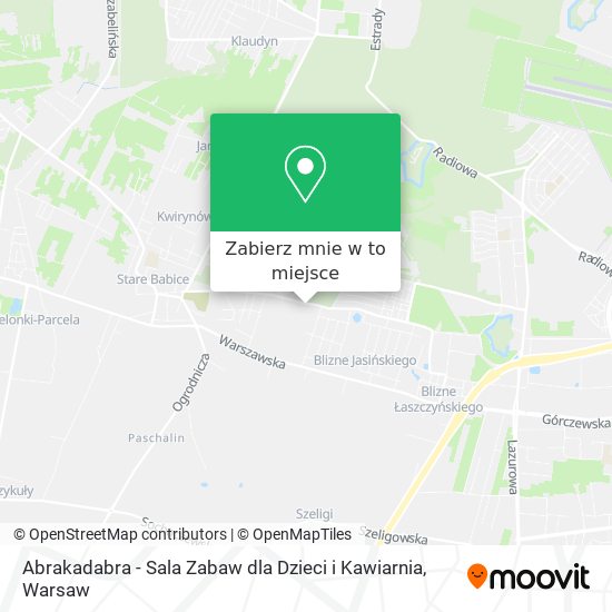 Mapa Abrakadabra - Sala Zabaw dla Dzieci i Kawiarnia