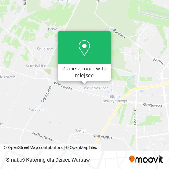 Mapa Smakuś Katering dla Dzieci