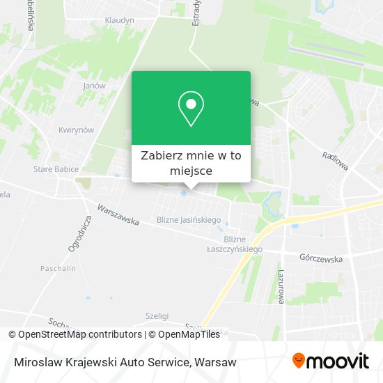 Mapa Miroslaw Krajewski Auto Serwice