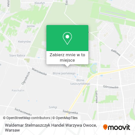 Mapa Waldemar Stelmaszczyk Handel Warzywa Owoce