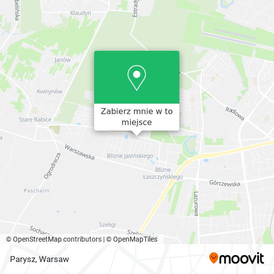 Mapa Parysz