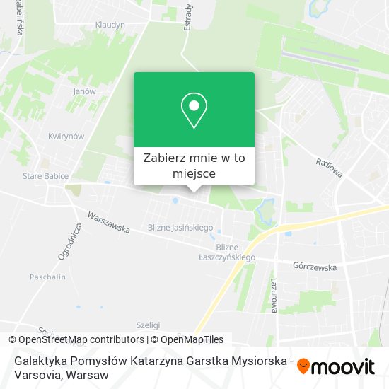 Mapa Galaktyka Pomysłów Katarzyna Garstka Mysiorska - Varsovia