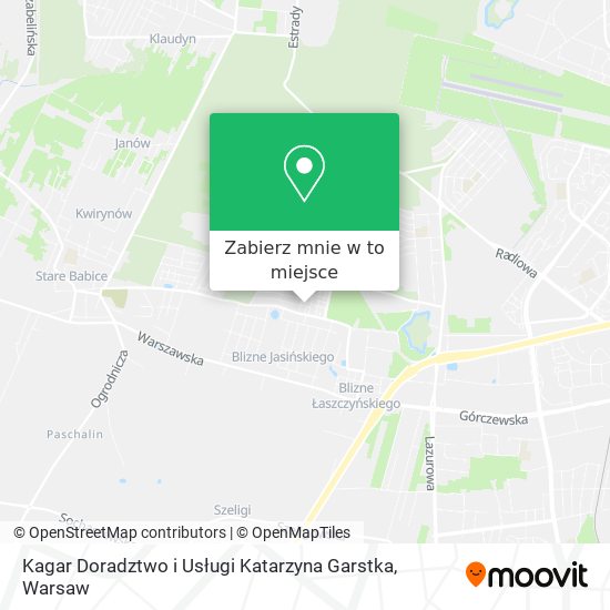 Mapa Kagar Doradztwo i Usługi Katarzyna Garstka