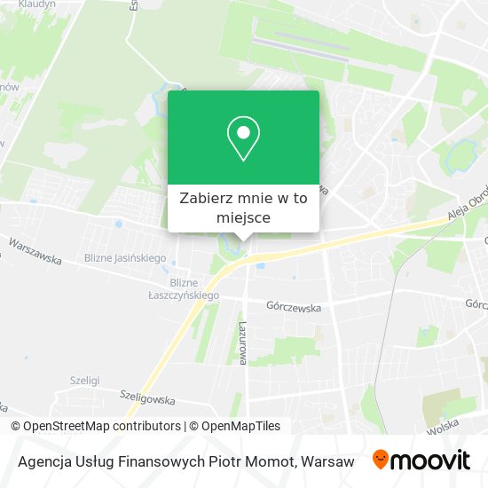 Mapa Agencja Usług Finansowych Piotr Momot