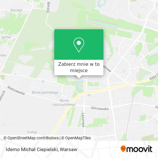 Mapa Idemo Michał Ciepielski