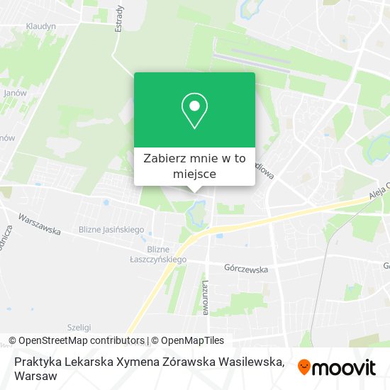 Mapa Praktyka Lekarska Xymena Zórawska Wasilewska