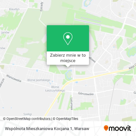 Mapa Wspólnota Mieszkaniowa Kocjana 1