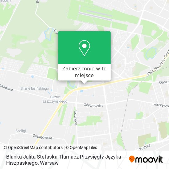 Mapa Blanka Julita Stefaska Tłumacz Przysięgły Języka Hiszpaskiego