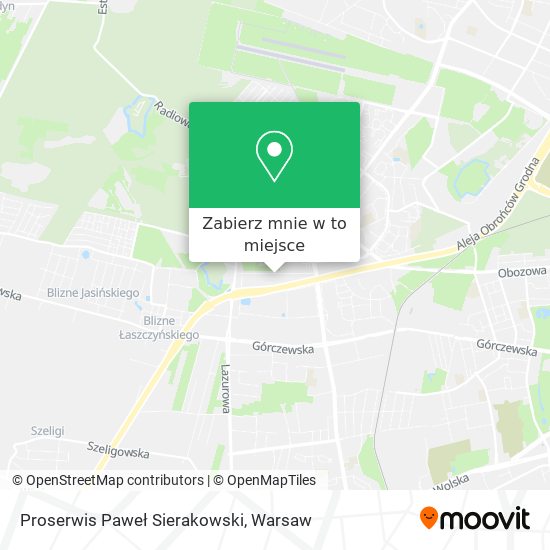 Mapa Proserwis Paweł Sierakowski