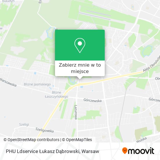 Mapa PHU Ldservice Łukasz Dąbrowski