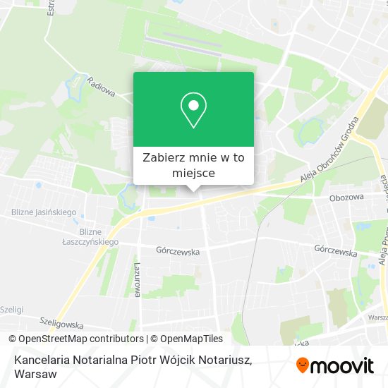 Mapa Kancelaria Notarialna Piotr Wójcik Notariusz