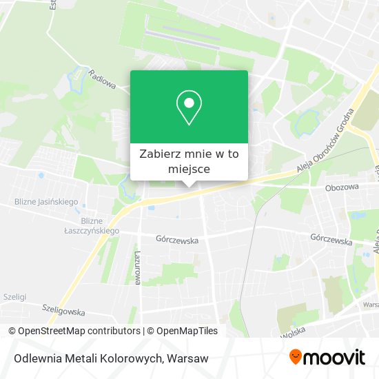 Mapa Odlewnia Metali Kolorowych