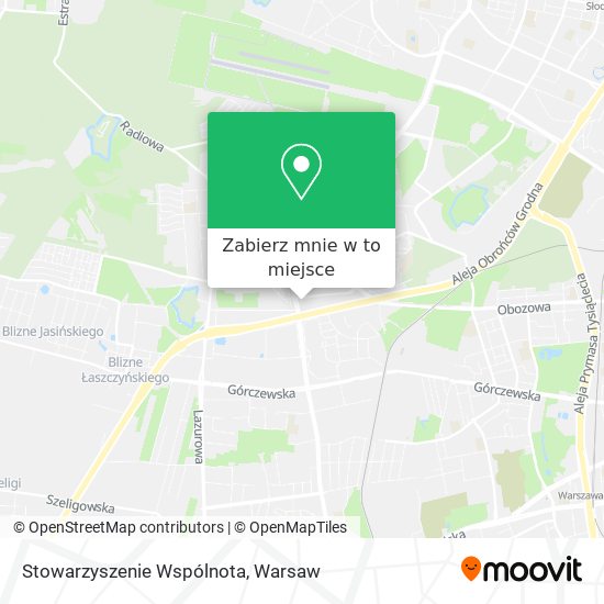 Mapa Stowarzyszenie Wspólnota