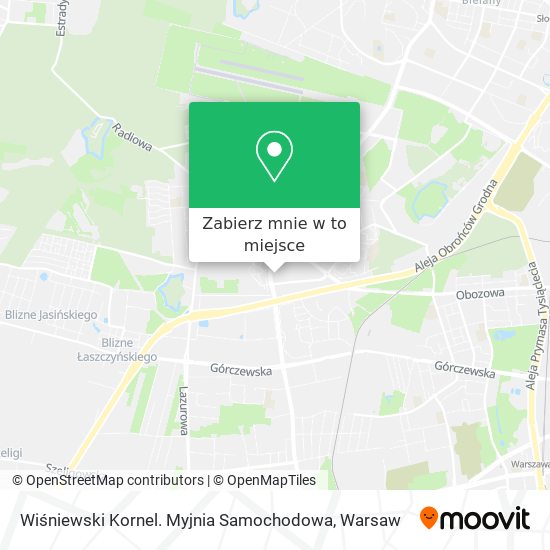 Mapa Wiśniewski Kornel. Myjnia Samochodowa