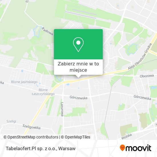 Mapa Tabelaofert.Pl sp. z o.o.