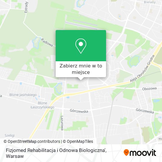 Mapa Fizjomed Rehabilitacja i Odnowa Biologiczna'